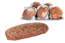 Cargar imagen en el visor de la galería, Pack pan de proteínas caja 4 unidades y media docena de magdalenas (el pan se puede congelar)